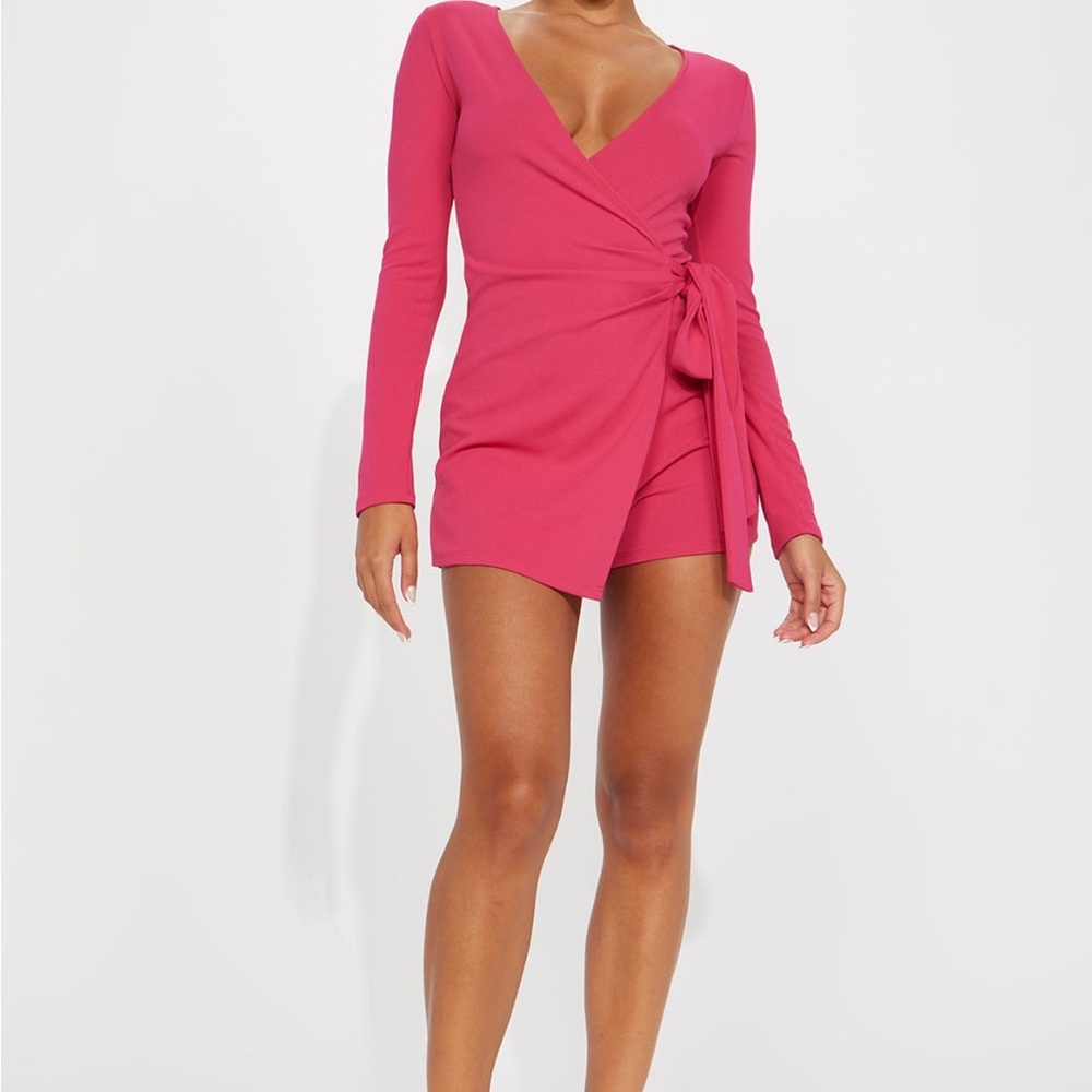 NWT Hot Pink Romper